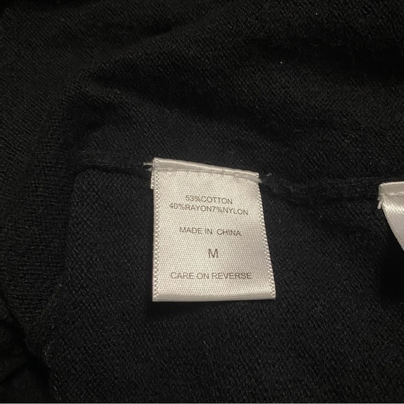 New York & Company Black Jewel Button V Neck Cardigan - Picture 5 of 5